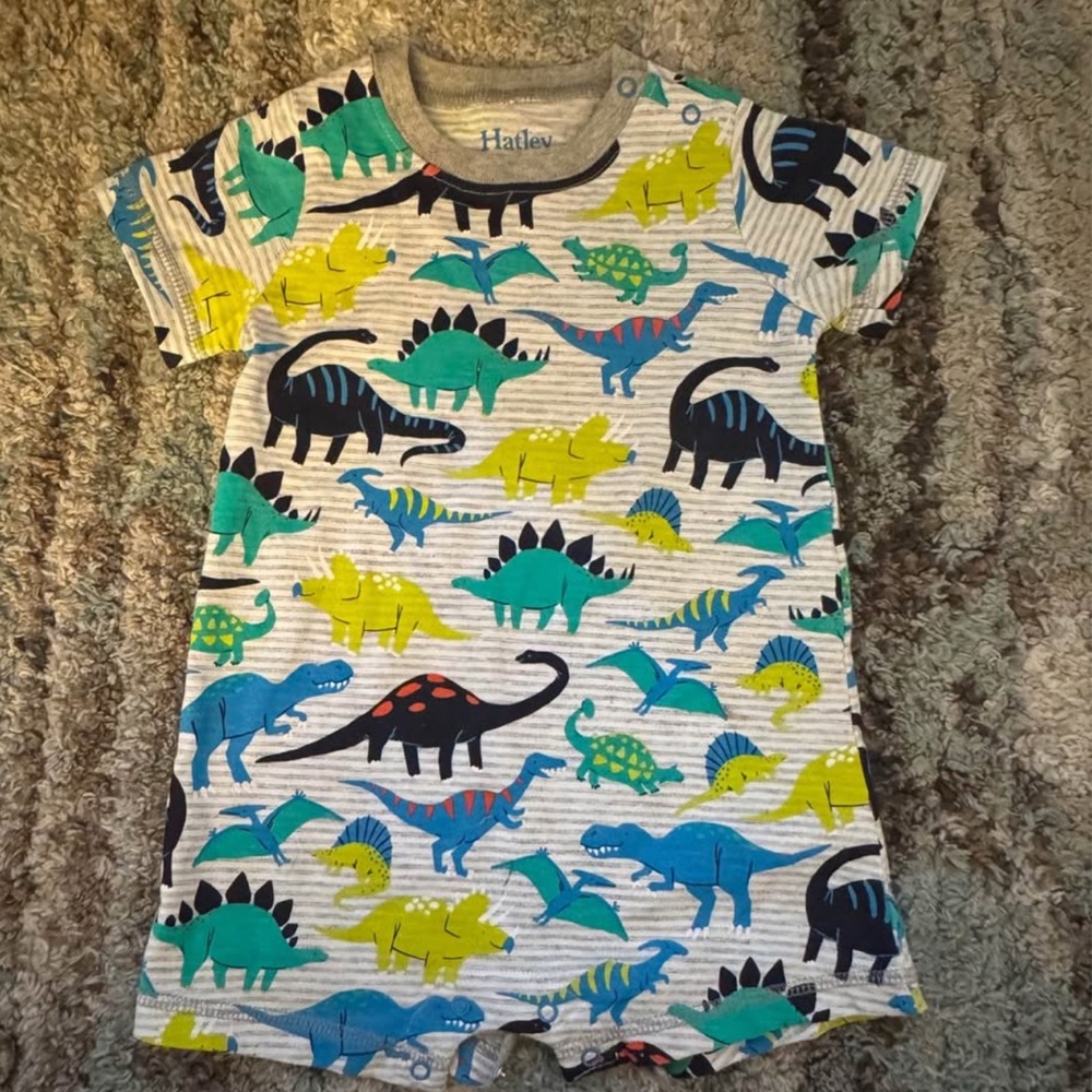 Hatley Dinosaur Adventure Baby Romper